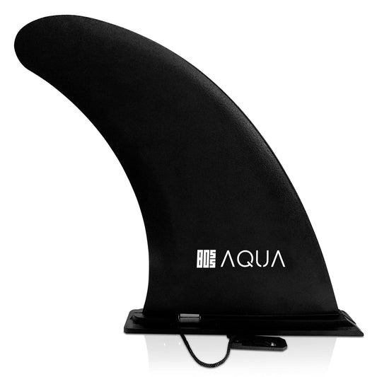 AQUAMAR BOSSAQUA 9'' SUP Fin Replacement, Paddle Board Fin, Slide in Fin for Inflatable Paddle Board, Surf Board, Longboard